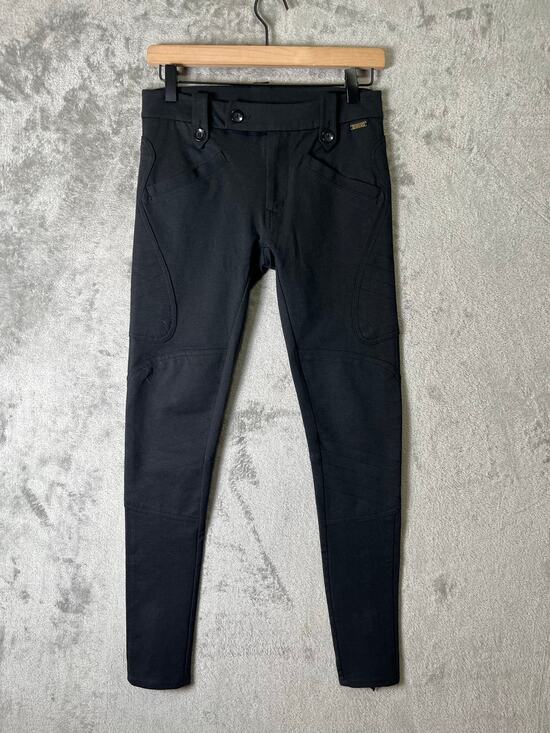 Polo by Ralph Lauren Pants - POLO Ralph Lauren Black Moto Riding Pants Women's Size 2 Skinny Stretch Zip